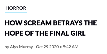 Nerdist - Horror & The Final Girl